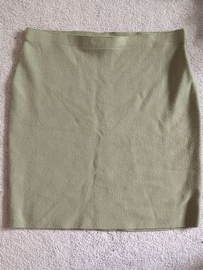 Milano Olive Green Pencil Skirt